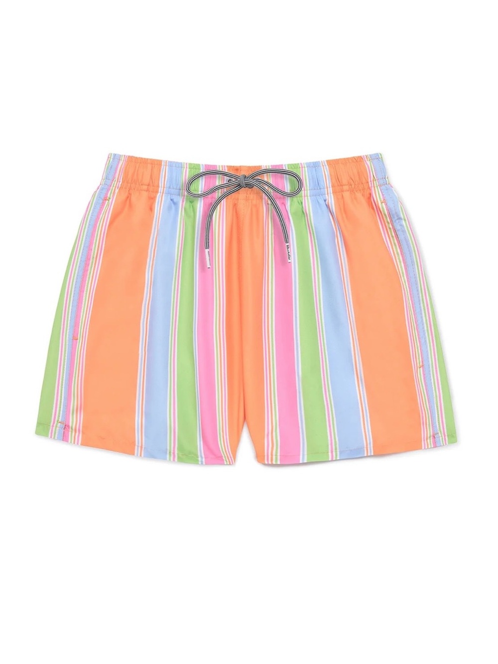 Boardies Kids' Citrus Stripe Swim Shorts - Pink, Orange, Green - Boys' Size 3-4